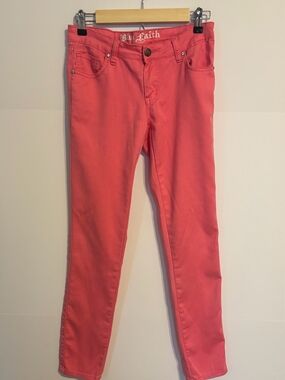 Blue Faith Women’s Skinny Jeans - Hot Pink